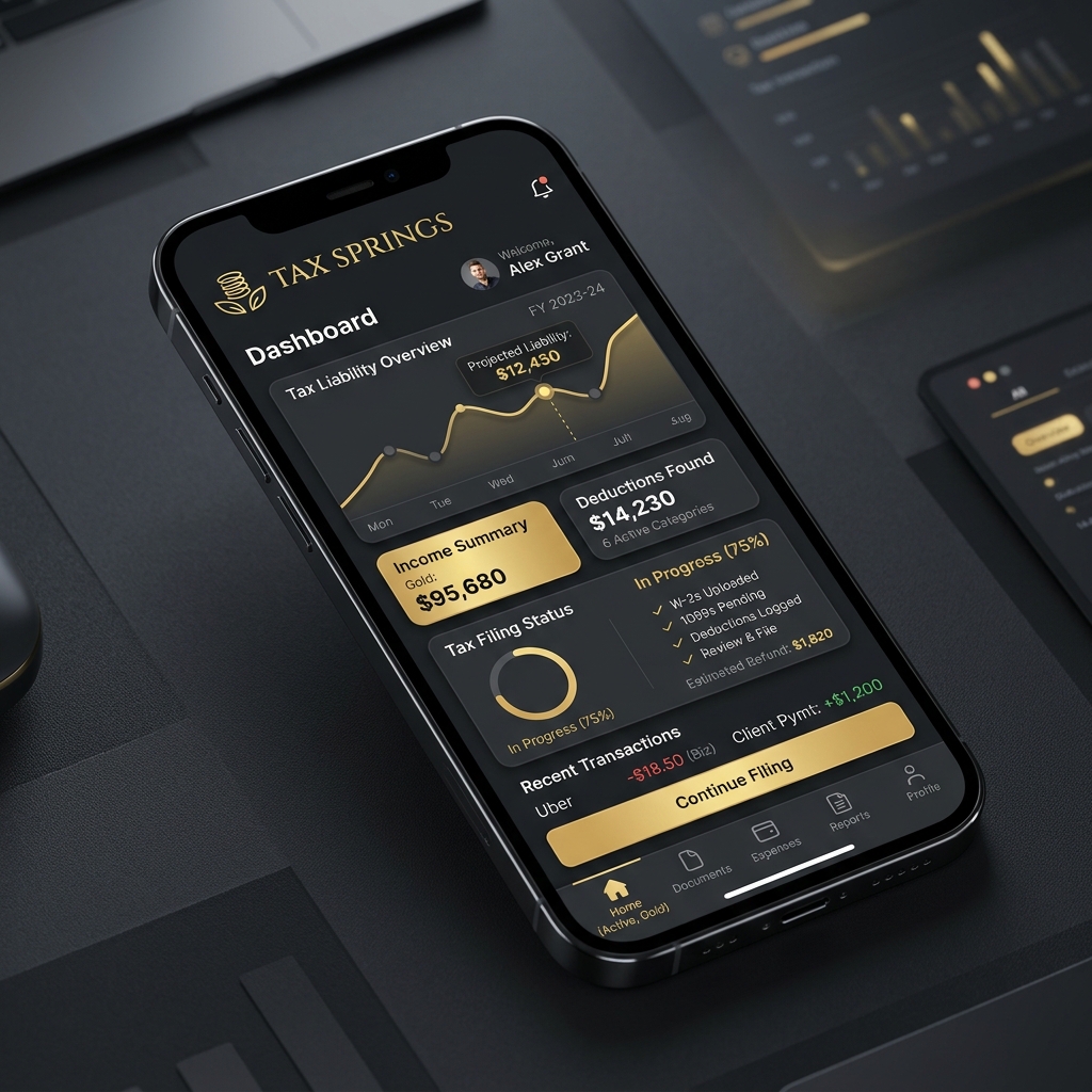 Tax Springs Mobile App